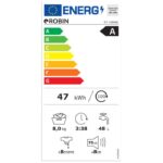 ΠΛΥΝΤΗΡΙΟ ΡΟΥΧΩΝ ROBIN RT-1080BL 8kg - Image 2