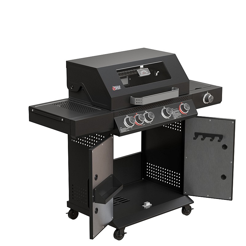 BBQ υγραερίου GS GRILL ABYSS VIEW 4+1+1 19kW - Image 3