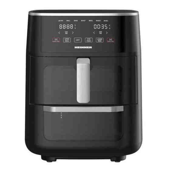 heinner-hafom11bk1700-αεροσ-11lit-1850w-με-διπλο-αποσπωμενο-καδο (1) Φουρνάκι αέρος HEINNER HAFO-M11BK1700 - Image 1