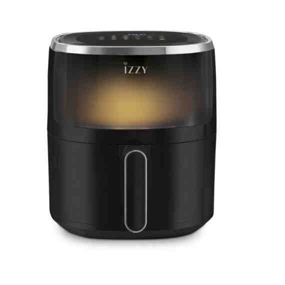iz8222-αεροσ-45lit-1500w-μαυρη-224908-κεραμικη-με-παραθυρο Φουρνάκι αέρος IZZY IZ-8222 - Image 1