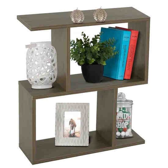 voithitiko-trapezi-me-rafia-ameer-melamini-se-olive-grey-chroma-hm8881.12-50x17x56yek.-normal_result Βοηθητικό τραπέζι σαλονιού Amer με ράφια olive grey - Image 1