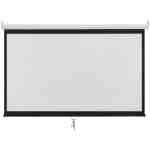 Οθόνη προβολής projector τοίχου ESBA100, 221x124cm, 16:9/100", πτυσσόμενη