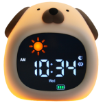 Διαδραστικό ξυπνητήρι και φωτάκι νυκτός Kiddoboo SoundGlow Dog - Image 4