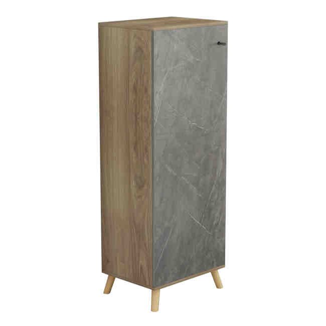 papoytsothiki-ntoylapi-fb9895414-melamin (1) Παπουτσοθήκη ντουλάπι ALVARO sonama-stone texture - Image 1