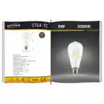 Λάμπα Led Filament E27 8W - Image 3